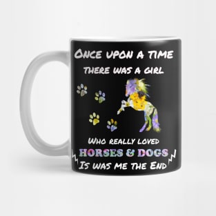 who really loved horses and dogs Gift Mug